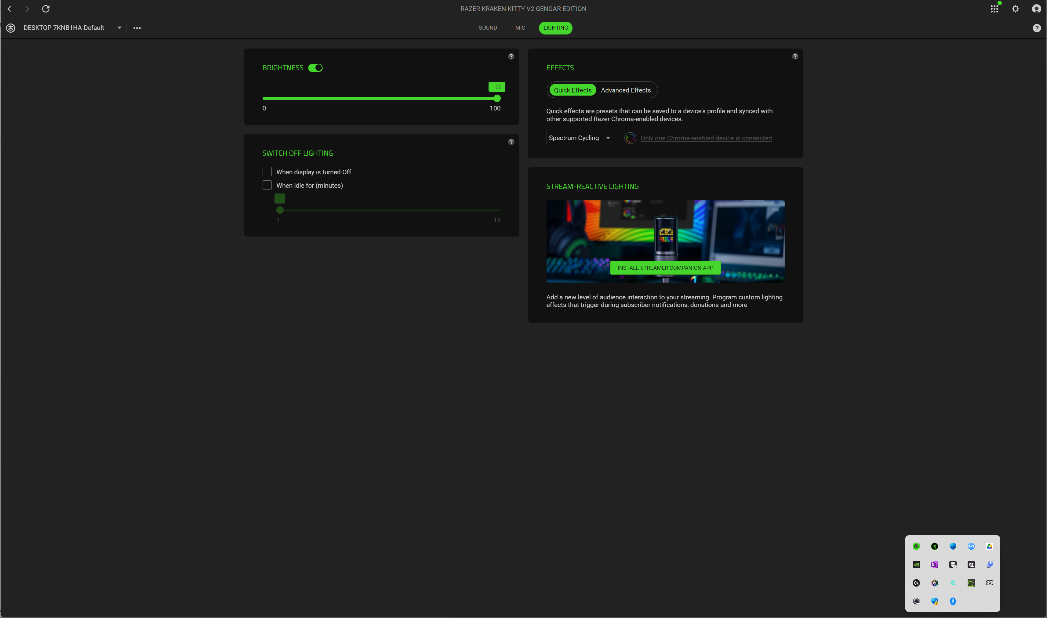Gaming headset Razer Kraken V2 Gengar Edition Pokemon sound surround hyperclear triforce RGB.png
